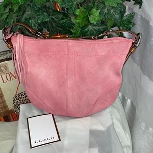 Coach Handbag Suede Excellent Condition